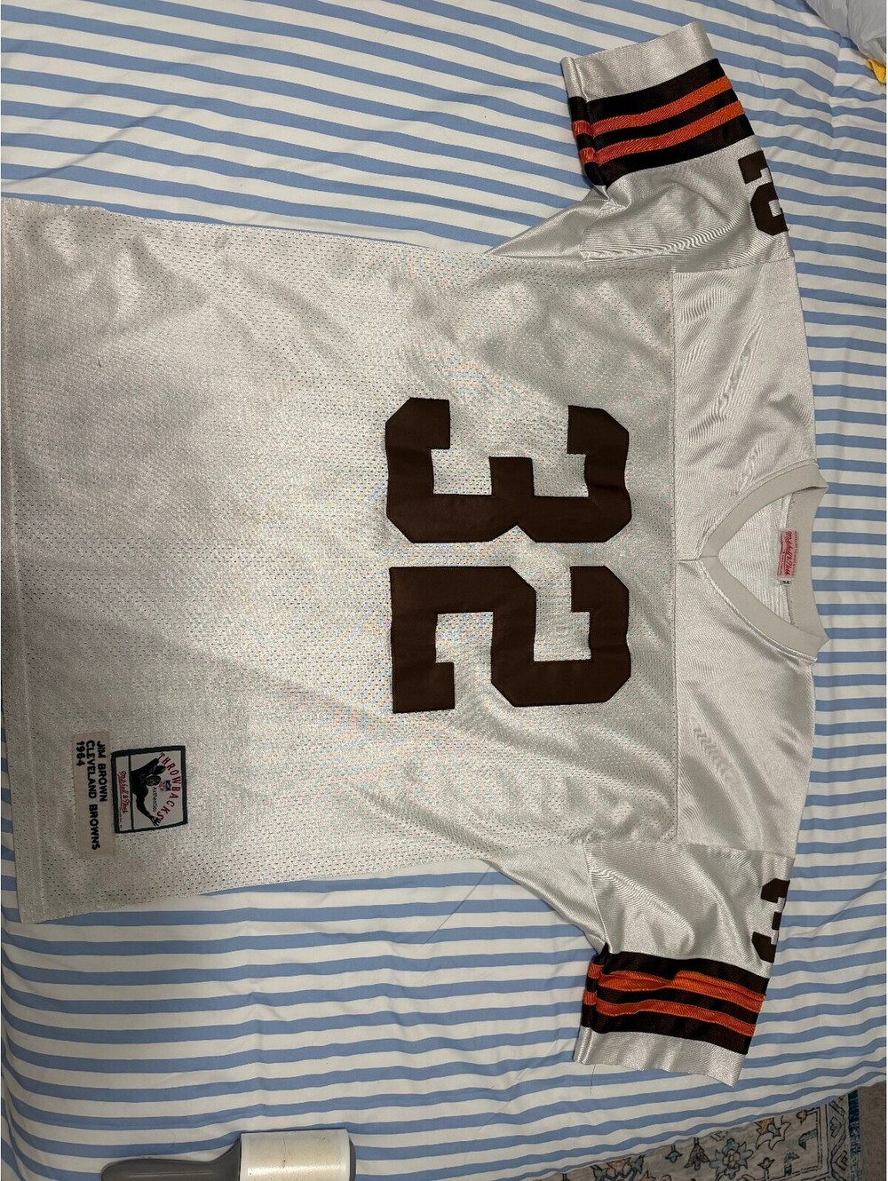 Mitchell & Ness Jim Brown #32 Cleveland Browns throwback